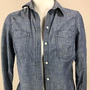 Lands’ End Denim Button Up